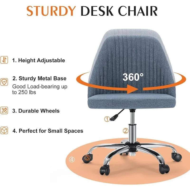 Armless Office Chair