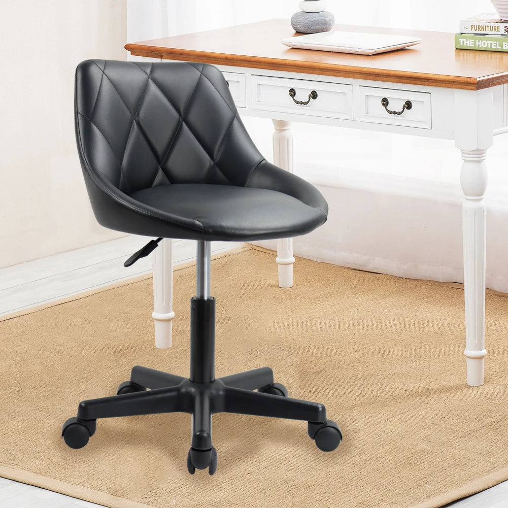 Mid Back PU Leather Height Adjustable Chair